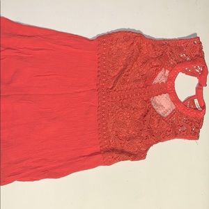 Maurices tank top SZ M Coral